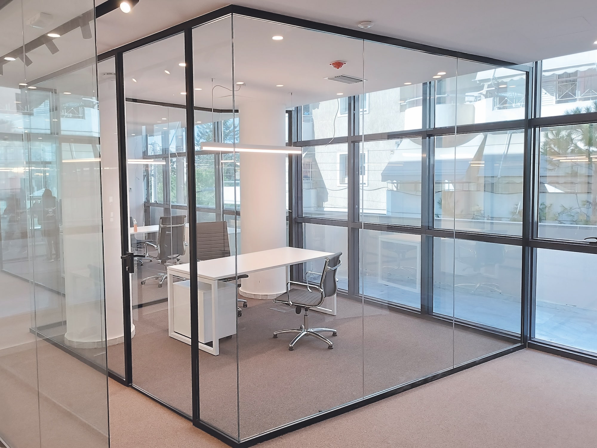 Glass Partition System